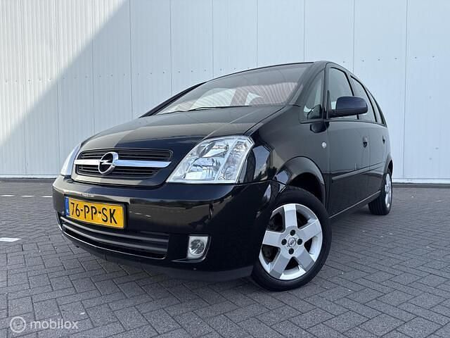 Zwart Gebruikt 2004 Opel Meriva Cosmo MPV | € 3.650 (Duur) - Afbeelding 1/4