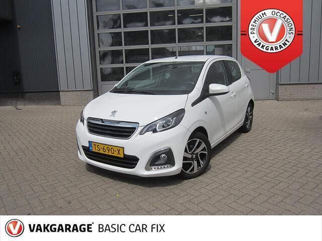 Wit Gebruikt 2018 Peugeot 108 Allure Hatchback | € 8.350 (Eerlijke prijs) - Afbeelding 1/4