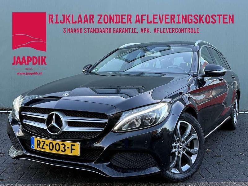 Occasion Mercedes C200 Business 220 PK (161 kW) 2018 Zwart Stationwagen