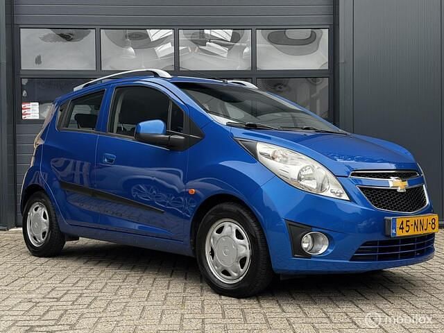 Blauw Gebruikt 2010 Chevrolet Spark LS Hatchback | € 2.499 (Iets duurder) - Afbeelding 1/4