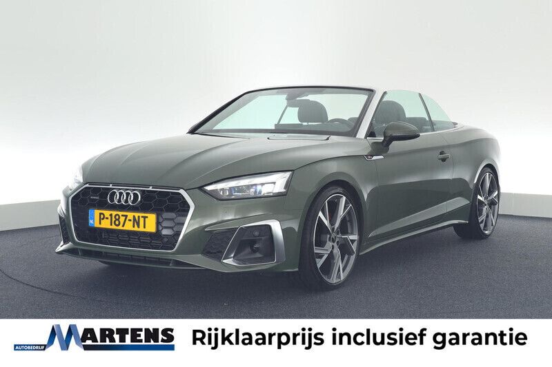 Groen Gebruikt 2022 Audi A5 Cabriolet S-Line Cabriolet | € 59.949 - Afbeelding 1/4