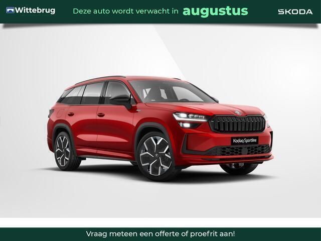 Rood Nieuw 2025 Skoda Kodiaq Business Line SUV | € 57.950 (Eerlijke prijs) - Afbeelding 1/4