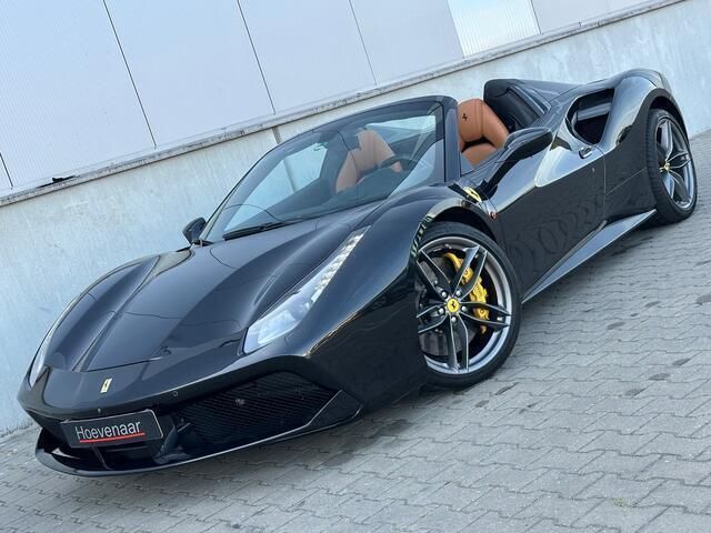 Occasion Ferrari 488 672 PK (494 kW) 2017 Zwart Cabriolet