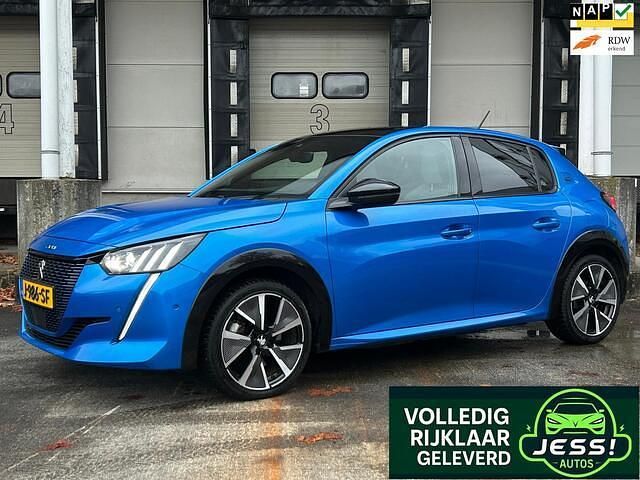 Blauw (metallic) Gebruikt 2020 Peugeot e-208 GTi Hatchback | € 13.495 (Eerlijke prijs) - Afbeelding 1/4
