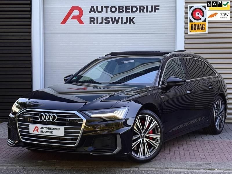 Zwart Gebruikt 2022 Audi A6 Competition Stationwagen | € 43.950 (Goede deal) - Afbeelding 1/4