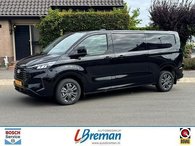 Zwart Nieuw 2024 Ford Transit Custom Limited Van | € 39.995 (Goede deal) - Afbeelding 1/4