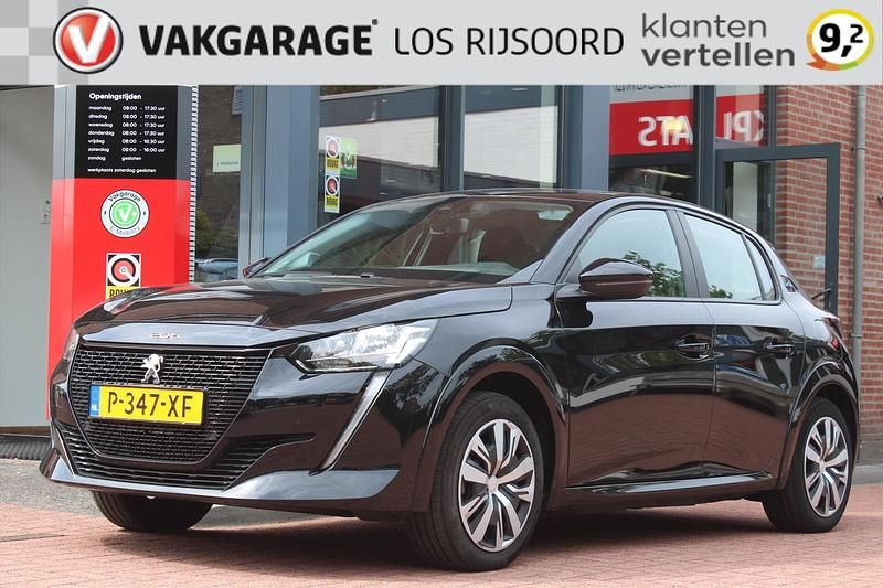 Zwart Gebruikt 2022 Peugeot e-208 Active Hatchback | € 16.295 - Afbeelding 1/4