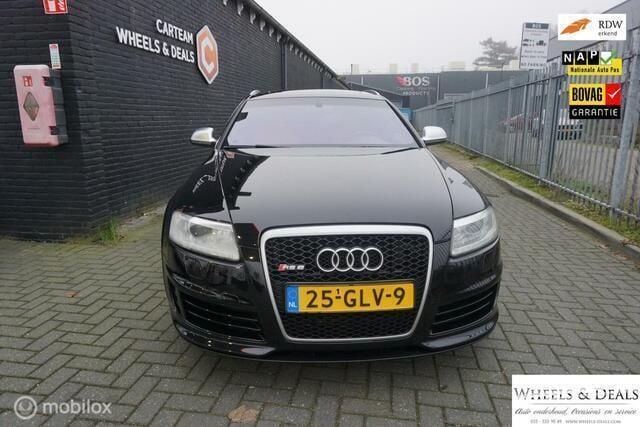 Zwart Gebruikt 2008 Audi RS6 Comfort Stationwagen | € 24.995 - Afbeelding 1/4