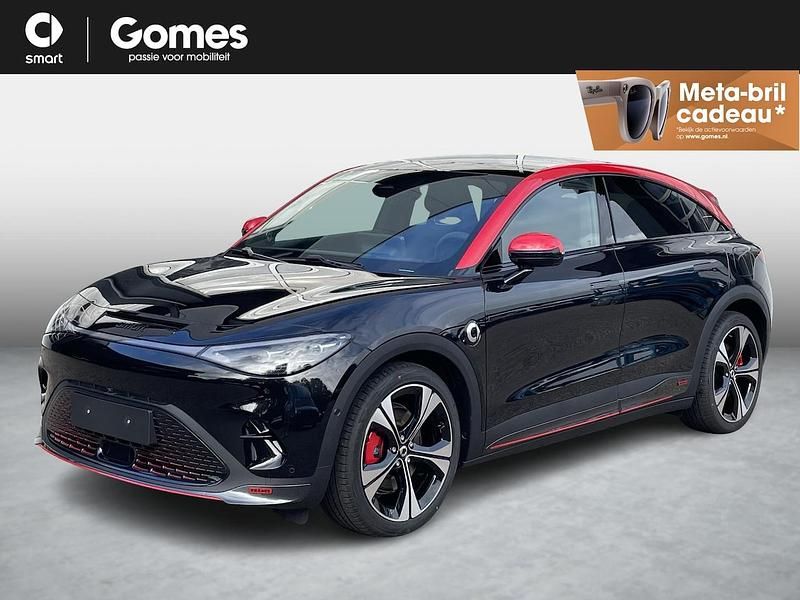 Zwart, metallic lak Nieuw 2025 Smart #3 Brabus SUV | € 41.610 (Eerlijke prijs) - Afbeelding 1/4