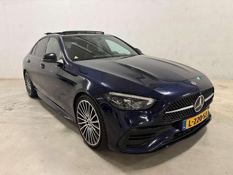 Occasion Mercedes C180 AMG 170 PK (125 kW) 2021 Blauw Sedan