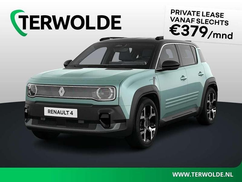 Groen, metallic lak Nieuw 2025 Renault 4 E-Tech Techno SUV | € 35.690 (Eerlijke prijs) - Afbeelding 1/4
