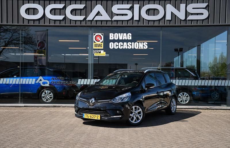 Zwart Gebruikt 2018 Renault Clio GrandTour LIMITED Stationwagen | € 10.450 (Eerlijke prijs) - Afbeelding 1/4