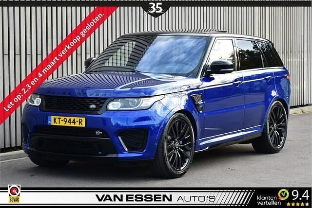 Occasion Land Rover Range Rover SVR 549 PK (403 kW) 2015 Blauw SUV