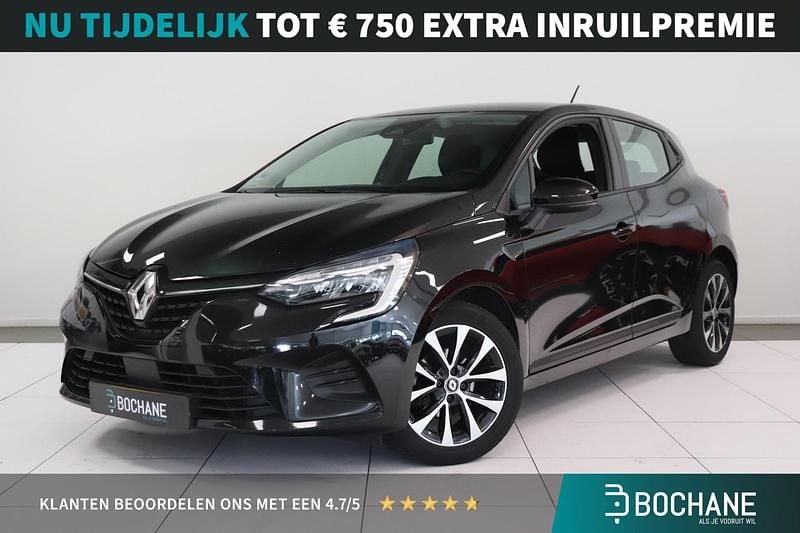 Zwart Gebruikt 2022 Renault Clio V Equilibre Hatchback | € 14.635 (Eerlijke prijs) - Afbeelding 1/4