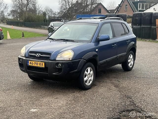 Blauw Occasion 2004 Hyundai Tucson Dynamiq SUV | € 1.999 (Goede deal) - Afbeelding 1/4