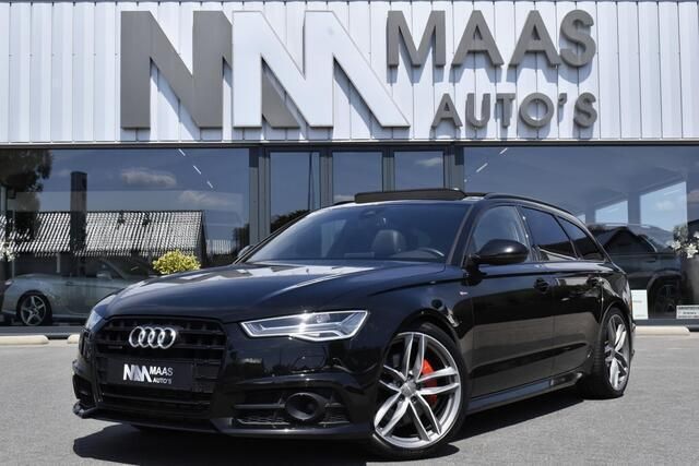 Zwart Gebruikt 2018 Audi A6 S-Line Stationwagen | € 31.450 (Super prijs) - Afbeelding 1/4