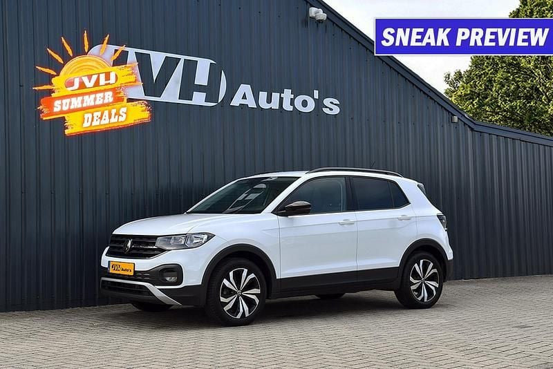 Wit Gebruikt 2021 VW T-Cross Sportline SUV | € 18.750 (Goede deal) - Afbeelding 1/4