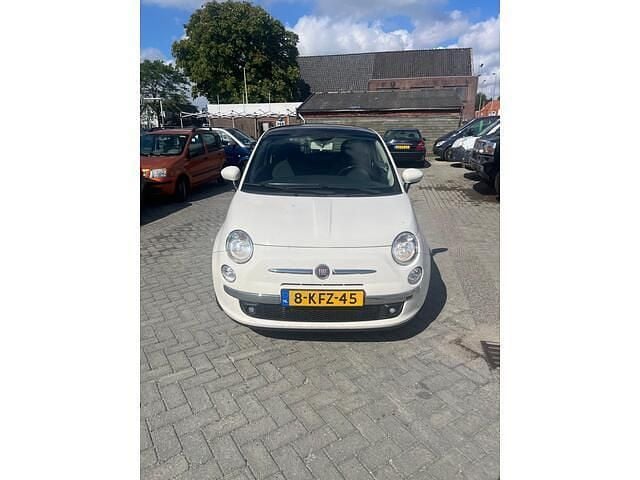Wit Gebruikt 2013 Fiat 500 Lounge Hatchback | € 5.950 (Eerlijke prijs) - Afbeelding 1/4