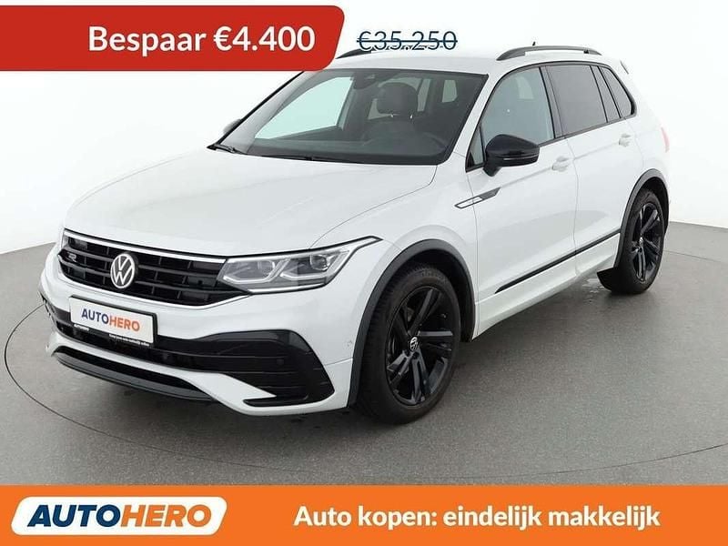 Wit Occasion 2021 VW Tiguan R-line SUV | € 31.049 (Super prijs) - Afbeelding 1/3