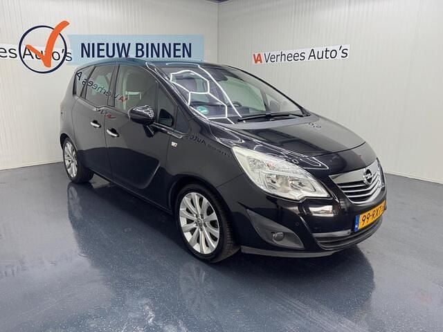 Zwart Gebruikt 2011 Opel Meriva Cosmo MPV | € 5.795 (Iets duurder) - Afbeelding 1/4