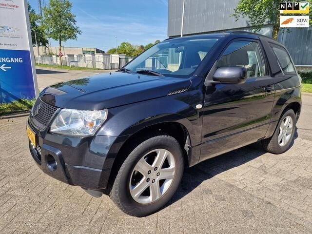 Zwart Gebruikt 2007 Suzuki Grand Vitara Exclusive SUV | € 3.999 (Super prijs) - Afbeelding 1/4