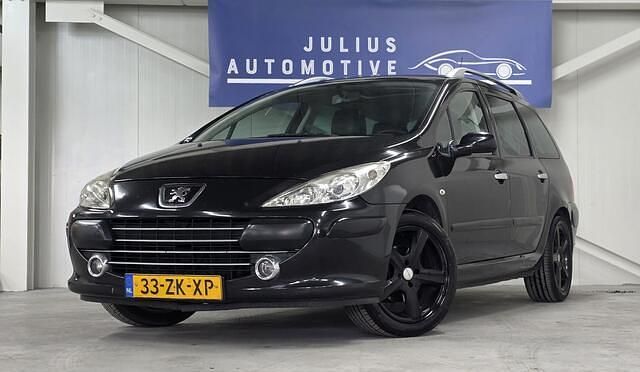 Zwart Gebruikt 2008 Peugeot 307 Stationwagen | € 1.743 (Eerlijke prijs) - Afbeelding 1/3