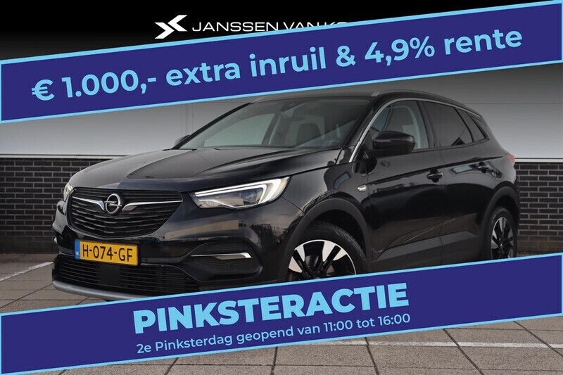 Zwart Gebruikt 2020 Opel Grandland X Business SUV | € 24.885 (Eerlijke prijs) - Afbeelding 1/4