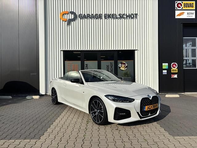 Wit Gebruikt 2021 BMW 420 Executive Cabriolet | € 45.490 (Eerlijke prijs) - Afbeelding 1/3