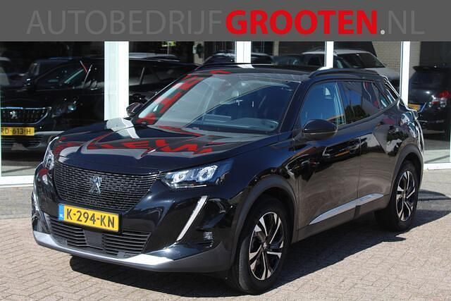 Zwart Gebruikt 2020 Peugeot e-2008 Allure SUV | € 14.888 (Eerlijke prijs) - Afbeelding 1/4