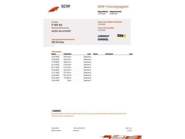 Occasion Audi A4 Basis 204 PK (150 kW) 2022 Zwart Stationwagen
