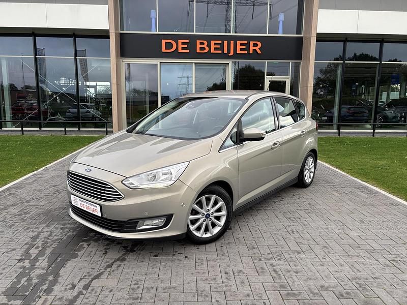 Grijs Gebruikt 2016 Ford C-MAX Titanium MPV | € 9.950 (Eerlijke prijs) - Afbeelding 1/4