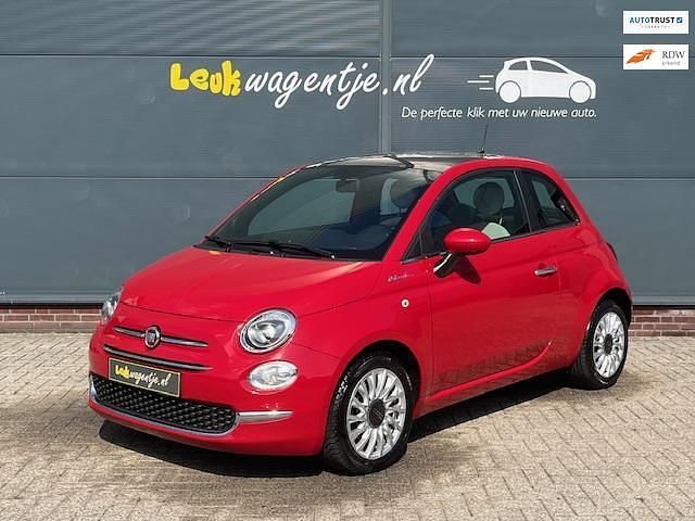 Rood Gebruikt 2021 Fiat 500 Dolcevita Hatchback | € 12.940 (Eerlijke prijs) - Afbeelding 1/4