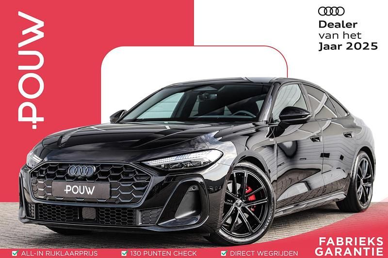 Zwart Gebruikt 2025 Audi A5 S-Line Coupé | € 55.900 - Afbeelding 1/4