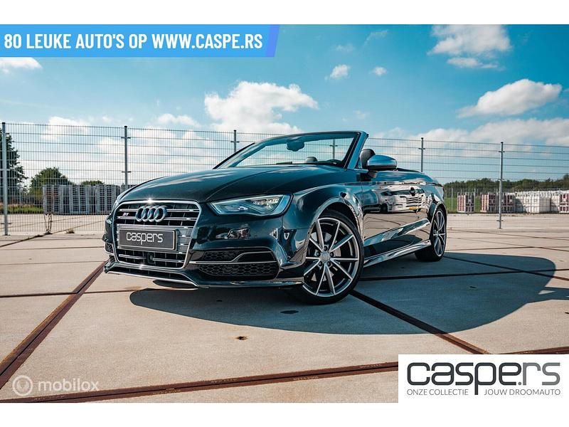 Zwart Gebruikt 2015 Audi S3 Cabriolet Proline Cabriolet | € 31.990 - Afbeelding 1/4