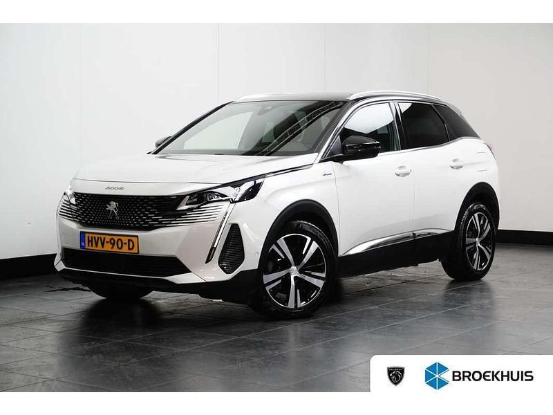Wit Gebruikt 2021 Peugeot 3008 Allure SUV | € 24.945 (Goede deal) - Afbeelding 1/4