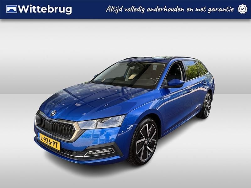 Blauw, metallic lak Gebruikt 2021 Skoda Octavia First Edition Stationwagen | € 23.950 (Eerlijke prijs) - Afbeelding 1/1