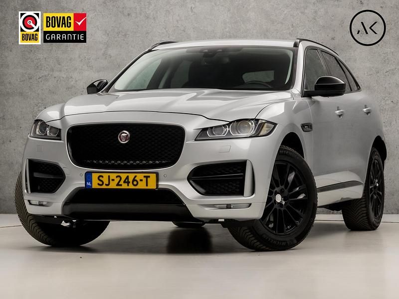 Grijs Gebruikt 2017 Jaguar F-Pace Portfolio SUV | € 20.445 - Afbeelding 1/4