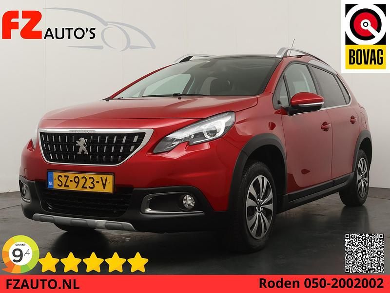 Rood Occasion 2018 Peugeot 2008 Allure SUV | € 8.445 (Eerlijke prijs) - Afbeelding 1/4