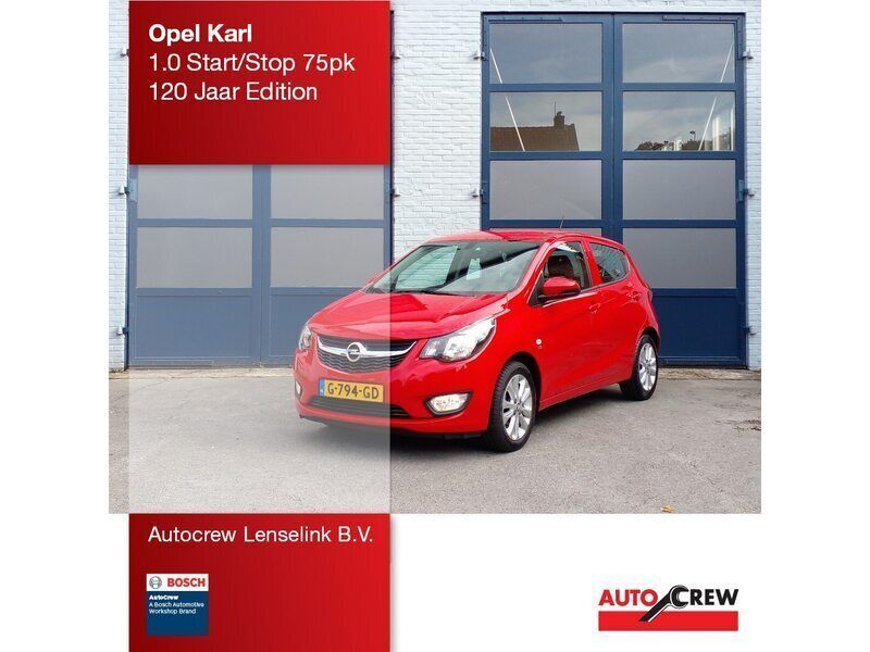 Rood Gebruikt 2019 Opel Karl Edition Hatchback | € 9.450 (Eerlijke prijs) - Afbeelding 1/3