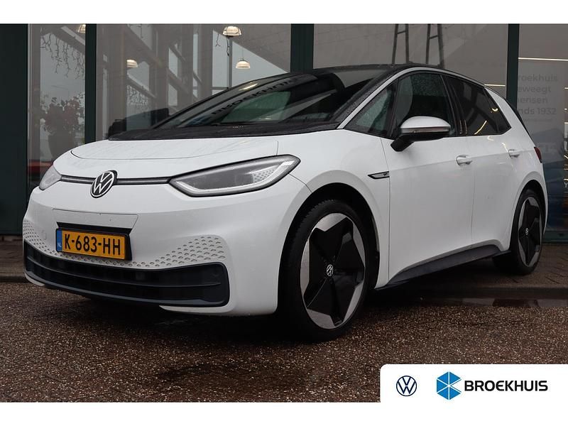Wit Occasion 2020 VW ID.3 Hatchback | € 18.895 - Afbeelding 1/4