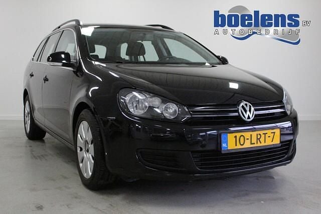 Zwart (metallic) Occasion 2010 VW Golf Comfortline Stationwagen | € 4.498 (Goede deal) - Afbeelding 1/4