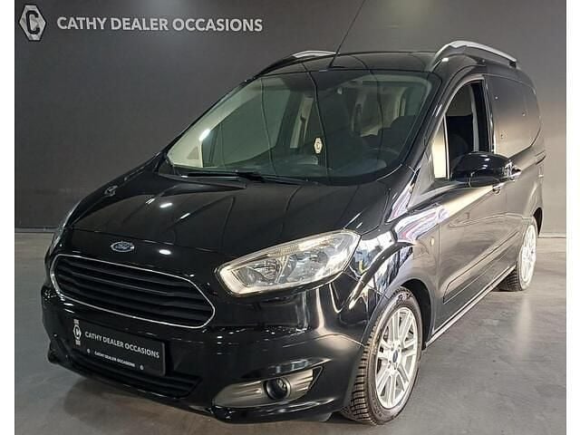Zwart (metallic) Gebruikt 2018 Ford Tourneo Connect Titanium MPV | € 12.950 (Goede deal) - Afbeelding 1/4