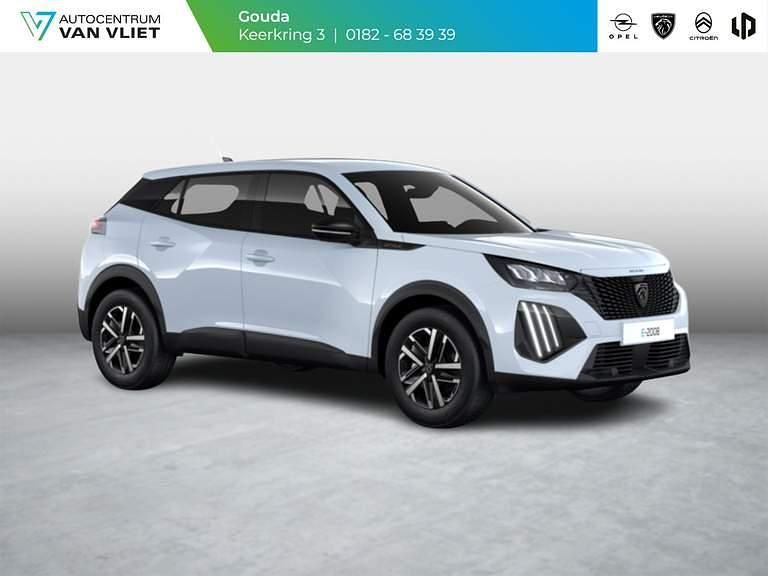 Blanc okenite (wit metallic) Nieuw 2025 Peugeot e-2008 SUV | € 35.300 (Goede deal) - Afbeelding 1/4
