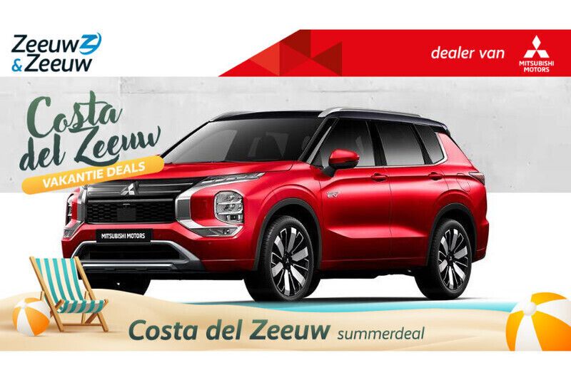 Rood Nieuw 2025 Mitsubishi Outlander P-HEV Instyle SUV | € 61.890 (Eerlijke prijs) - Afbeelding 1/4