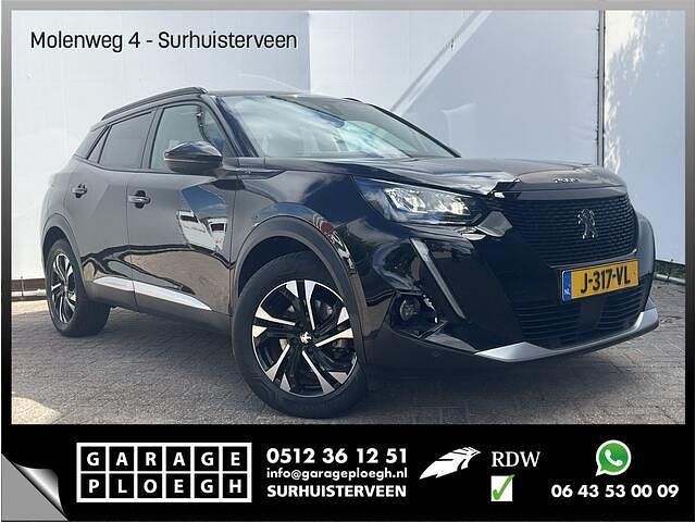 Zwart Gebruikt 2020 Peugeot e-2008 Allure SUV | € 15.900 (Eerlijke prijs) - Afbeelding 1/4