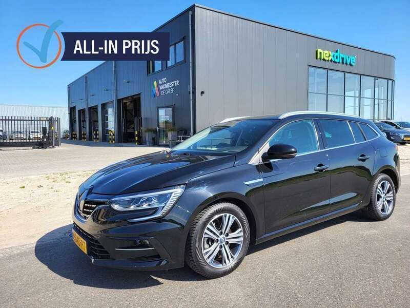 Zwart, metallic lak Gebruikt 2021 Renault Mégane IV Intens Stationwagen | € 19.995 (Eerlijke prijs) - Afbeelding 1/4