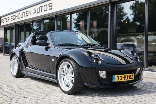 Zwart Gebruikt 2004 Smart Roadster Brabus Cabriolet | € 14.850 - Afbeelding 1/4