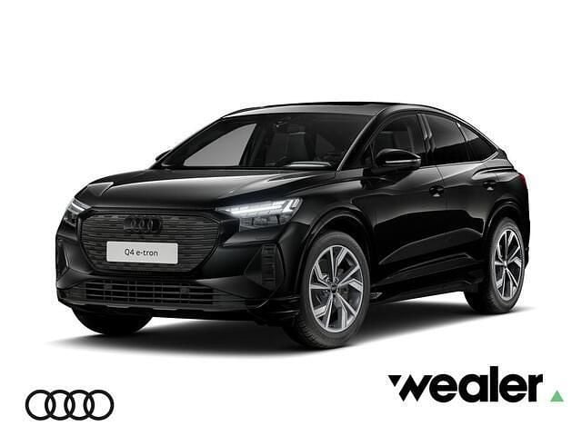 Nieuw Audi Q4 Sportback e-tron Advanced 150 kW (204 PK) 2025 Zwart SUV