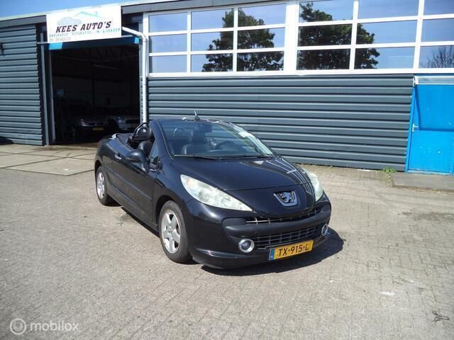 Zwart Gebruikt 2007 Peugeot 207 CC Sport Cabriolet | € 2.999 (Eerlijke prijs) - Afbeelding 1/4