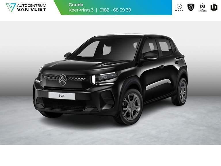 Perla nera black (zwart metallic) Nieuw 2025 Citroën e-C3 Hatchback | € 22.320 (Goede deal) - Afbeelding 1/4
